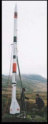 Deimos-2 on its launch tower